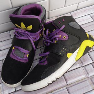 SIZE 12. ADIDAS Roundhouse basketball hi tops sneakers shoes.
